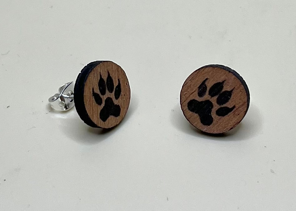Wolf Spirit Stud Earrings