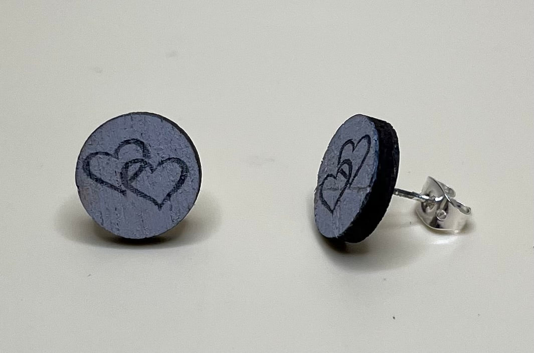 Graceful Love Stud Earrings
