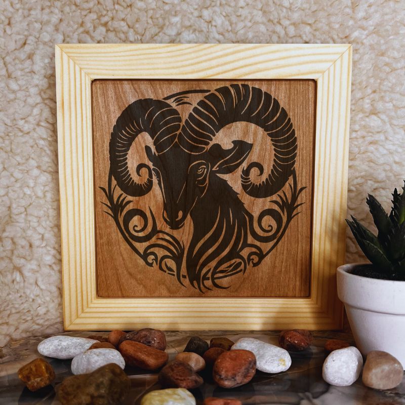 Bold Zodiac Laser Engraving