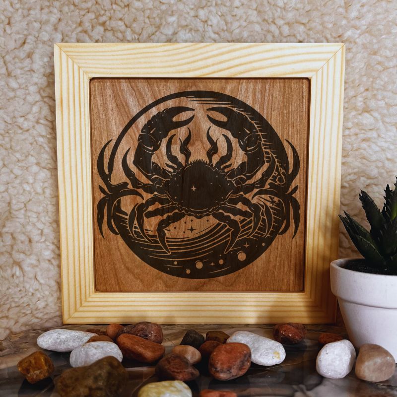 Bold Zodiac Laser Engraving