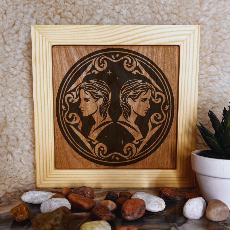 Bold Zodiac Laser Engraving