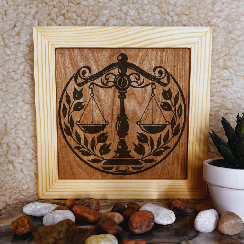 Bold Zodiac Laser Engraving