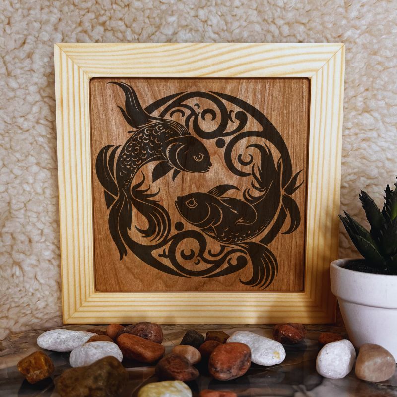 Bold Zodiac Laser Engraving