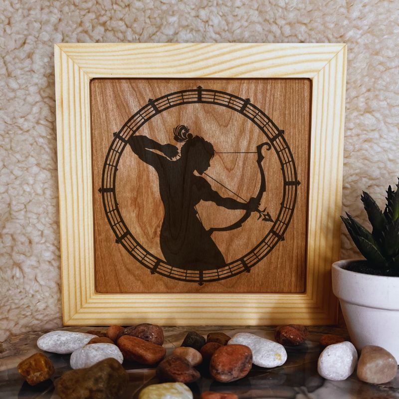 Bold Zodiac Laser Engraving