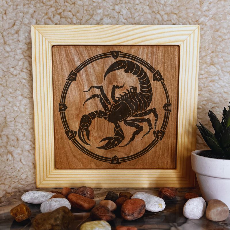 Bold Zodiac Laser Engraving