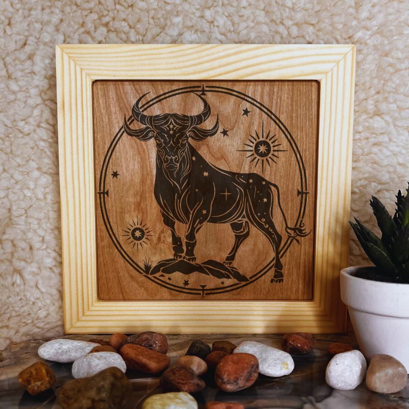 Bold Zodiac Laser Engraving