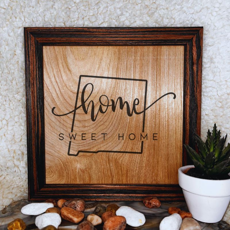 New Mexico Home Sweet Home State Decor