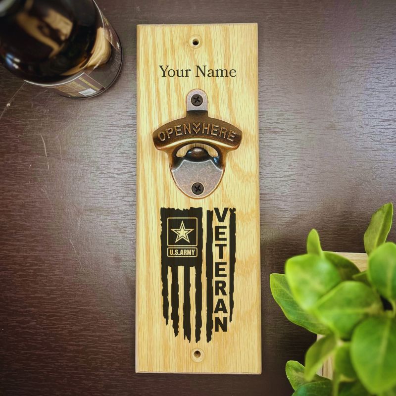 Personalized Military Bottle Openers