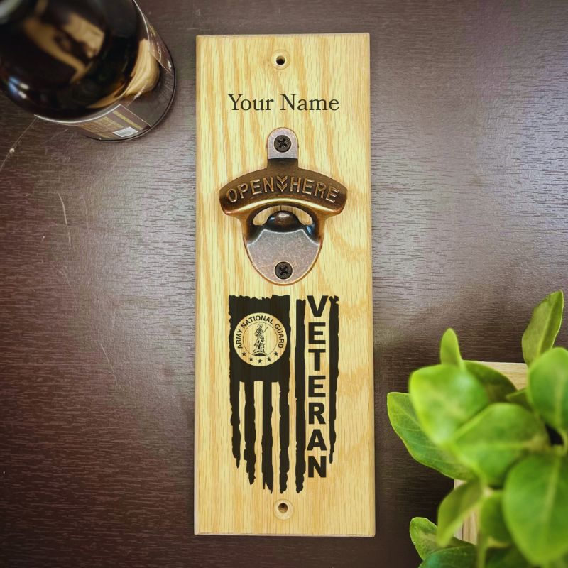 Personalized Military Bottle Openers