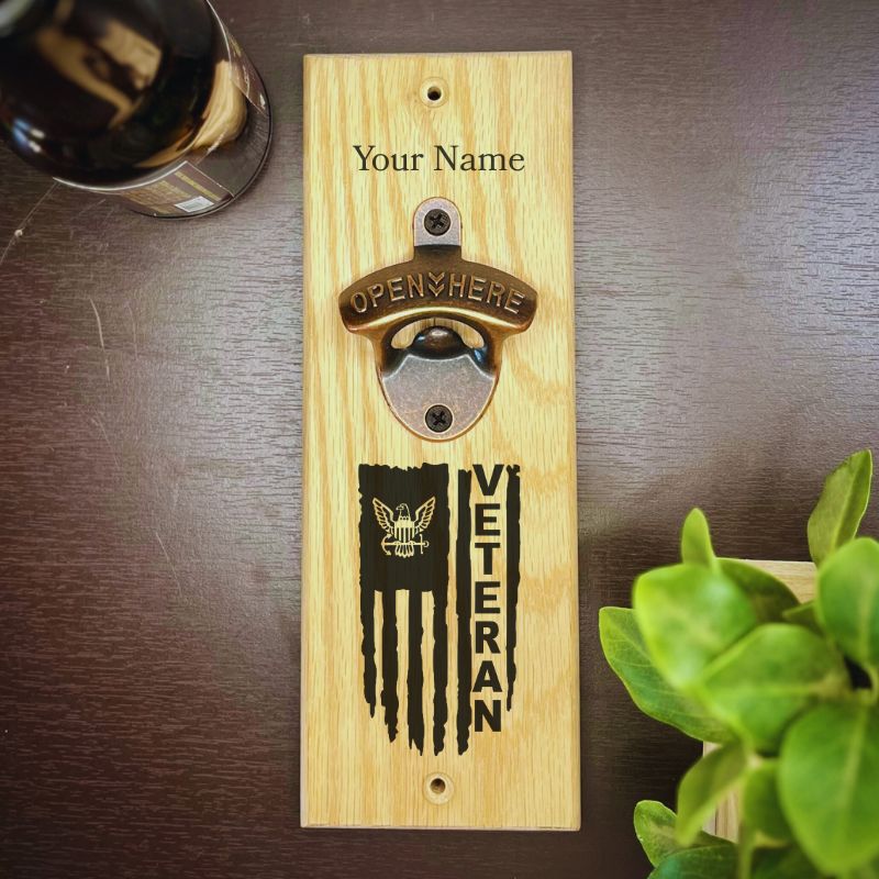Personalized Military Bottle Openers