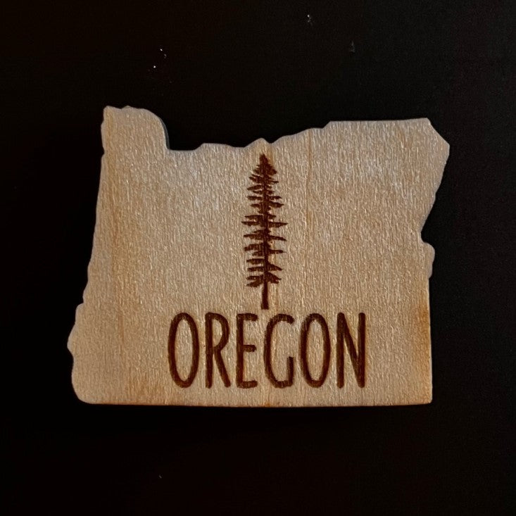 Minimalist Oregon Magnet