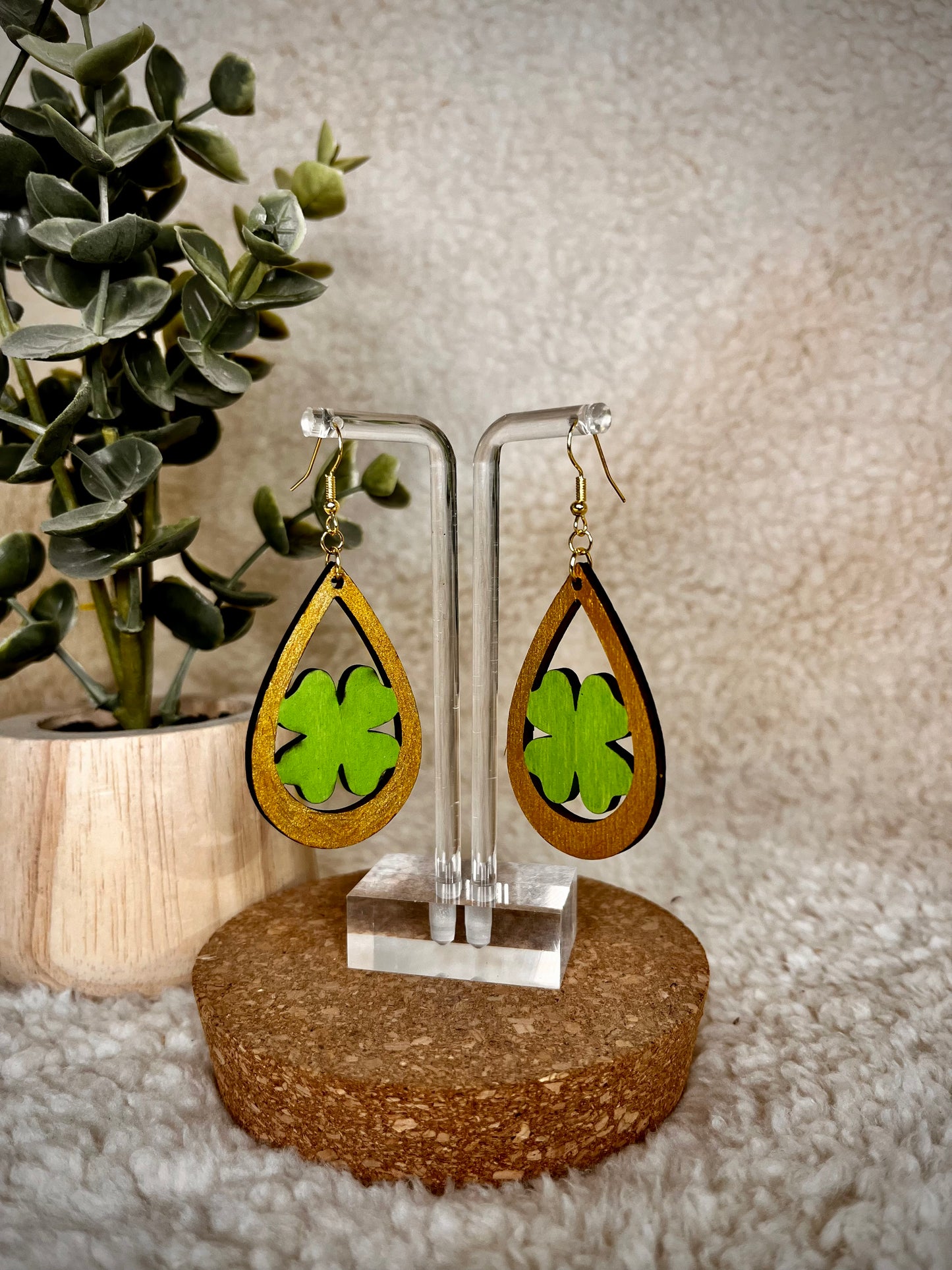 Celtic Clover Earrings