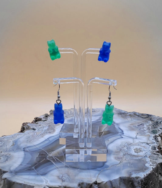 Gummy Bear Epoxy Resin Earrings