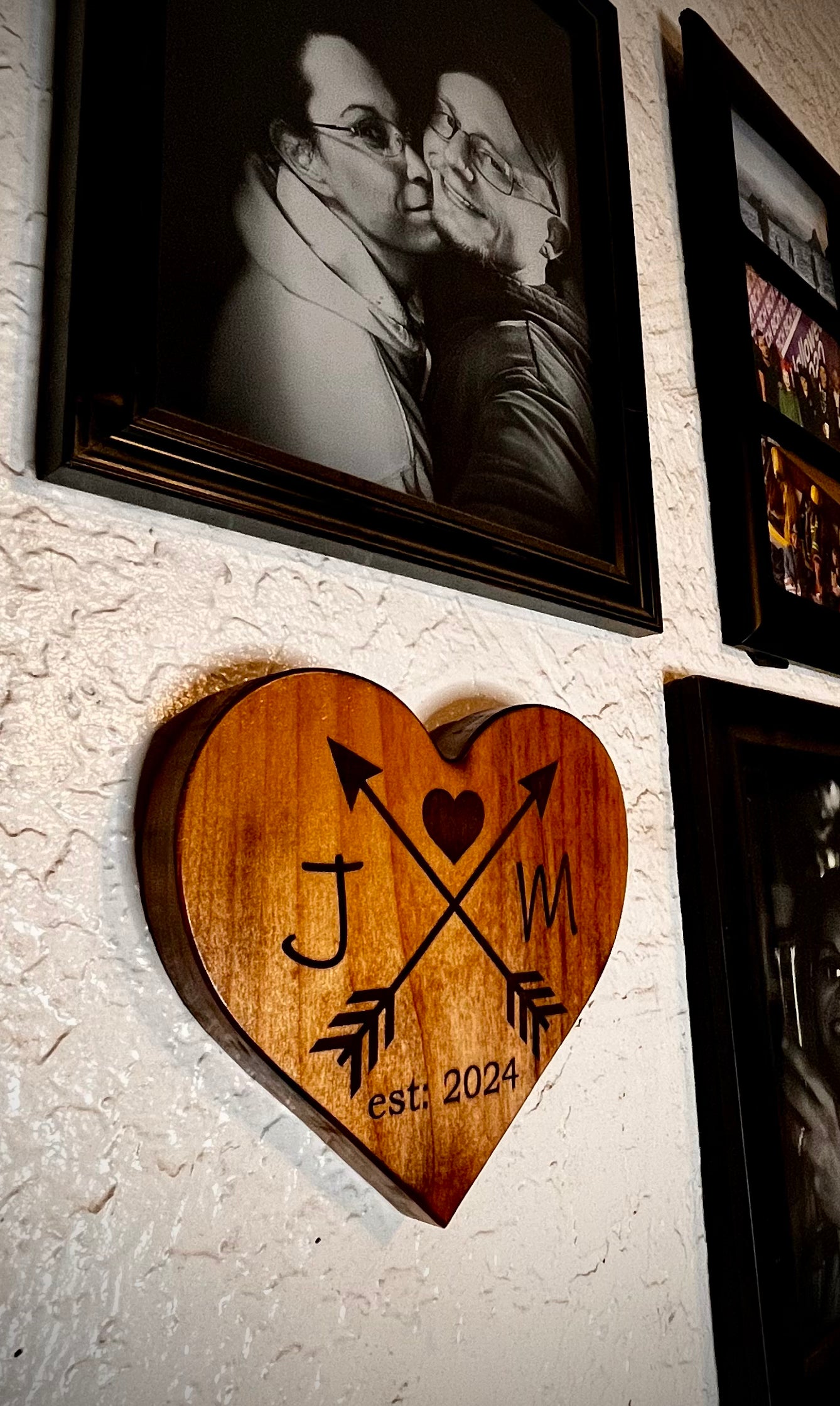 Couples Heart Display