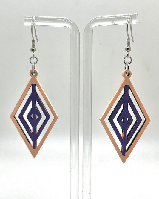 Diamond Blossom Earrings