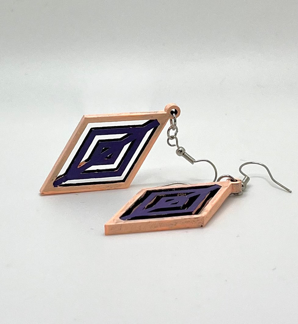 Diamond Blossom Earrings
