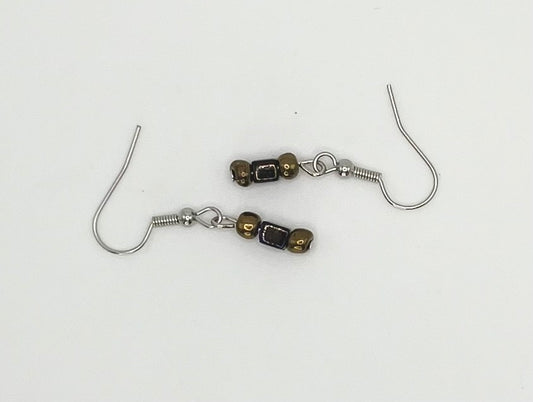 Glimmer Gold Hooks: Nickel Free Earrings