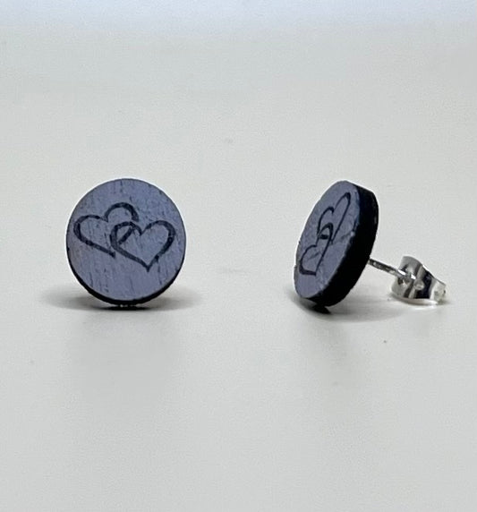 Graceful Love Stud Earrings