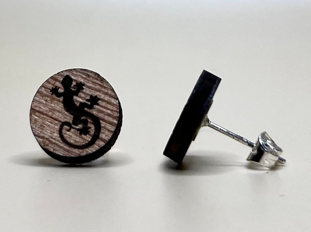 Harmony Lizard Studs