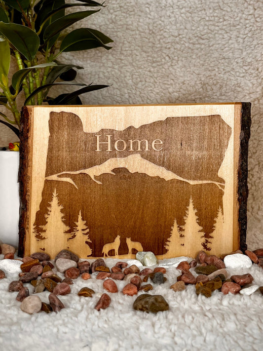 Oregon's Mountains & Wolves Nature Art