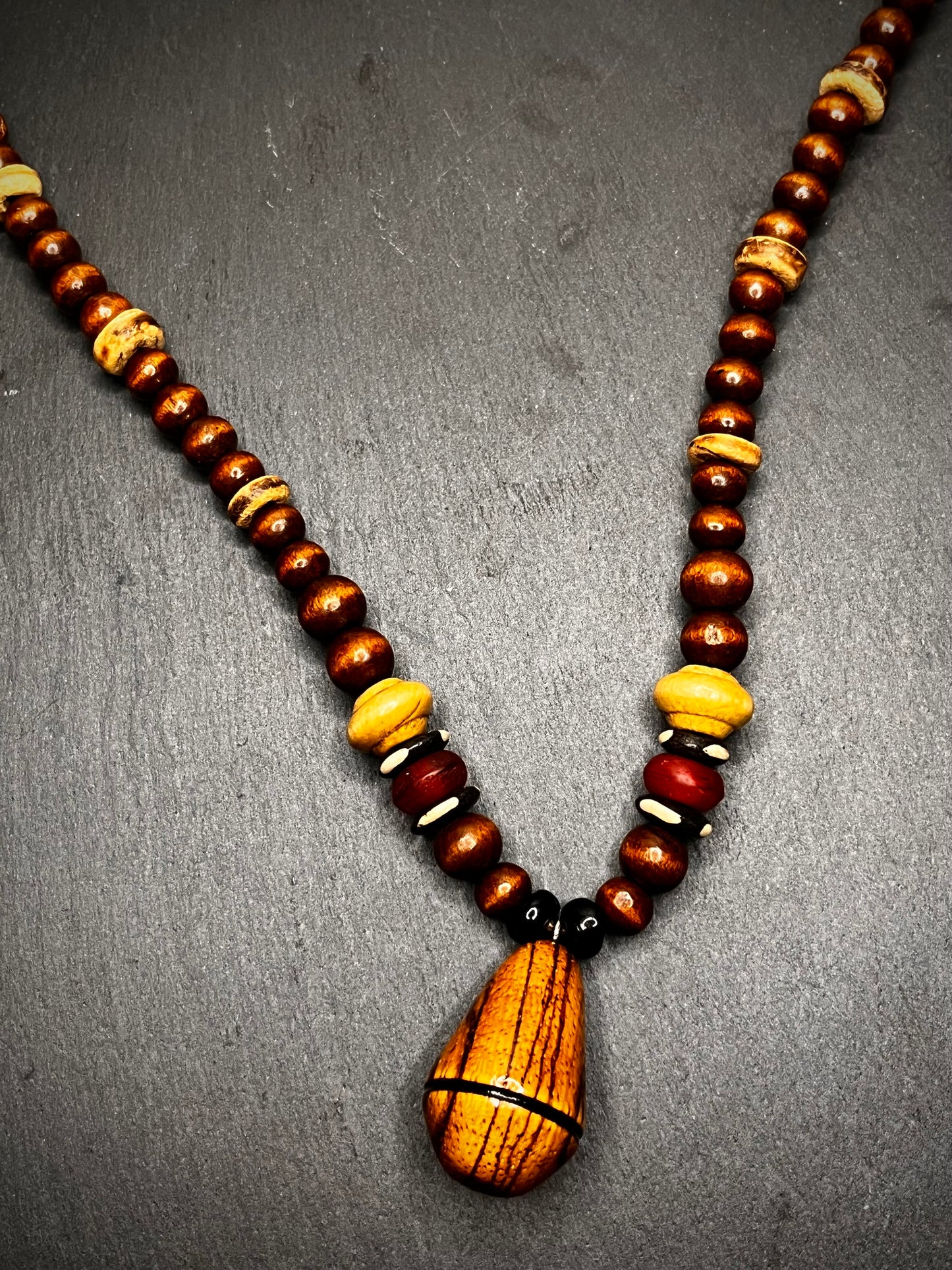 Boho Earth Pendant Necklace
