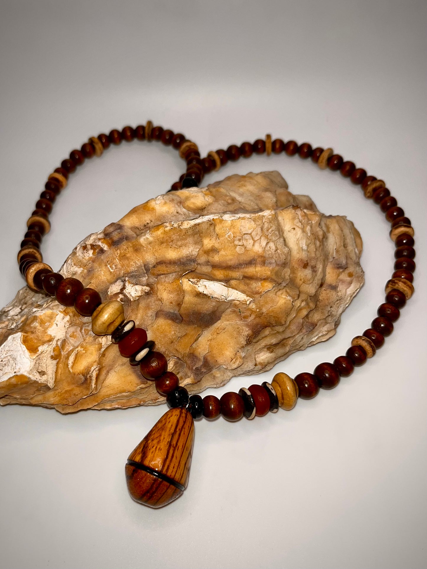 Boho Earth Pendant Necklace