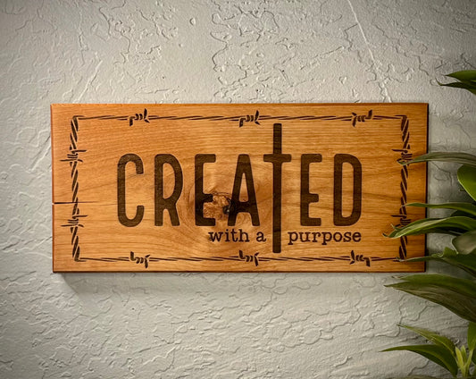 Faith-Based Wood Sign