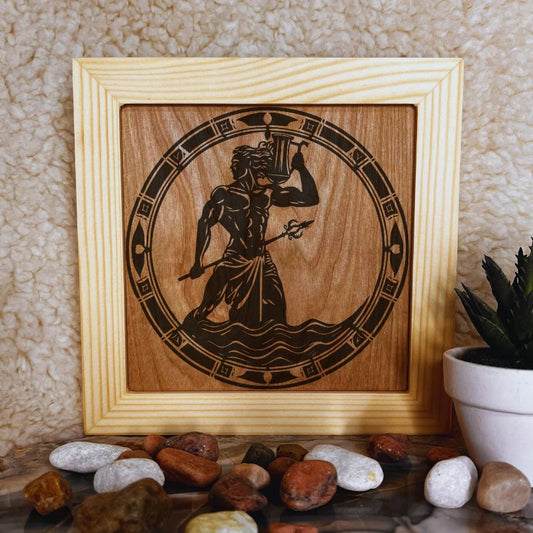 Bold Zodiac Laser Engraving