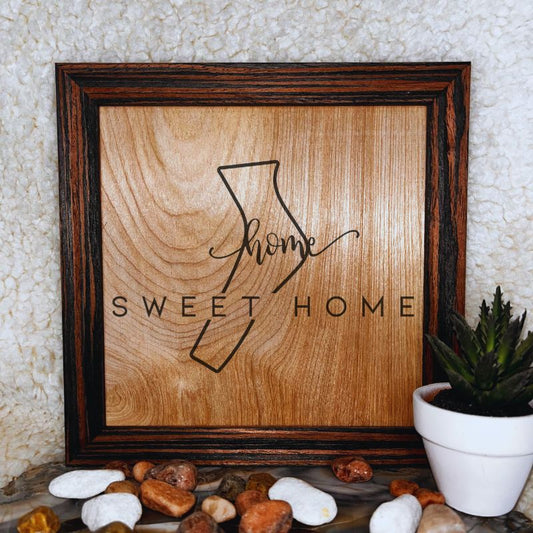 Delaware Home Sweet Home State Decor