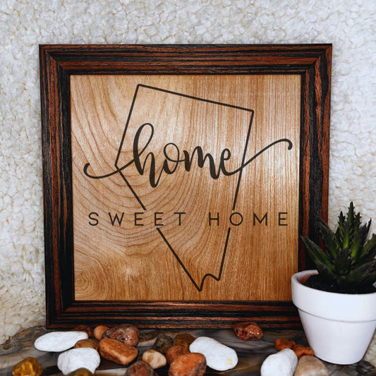 Nevada Home Sweet Home State Decor