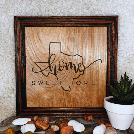Texas Home Sweet Home Decor