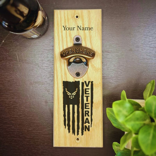 Personalized Military Bottle Openers