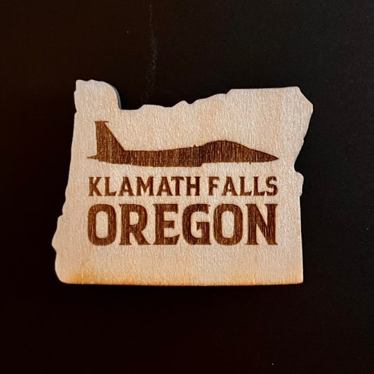 Fighter Jet Klamath Falls Oregon Magnet