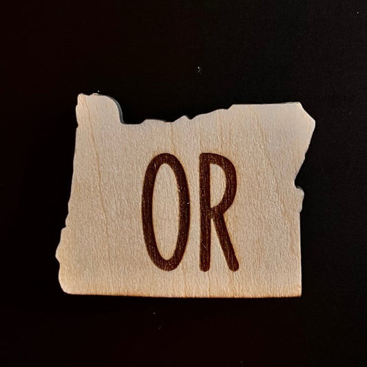 "OR" Oregon State Magnet