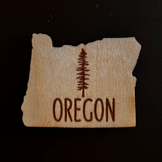 Minimalist Oregon Magnet