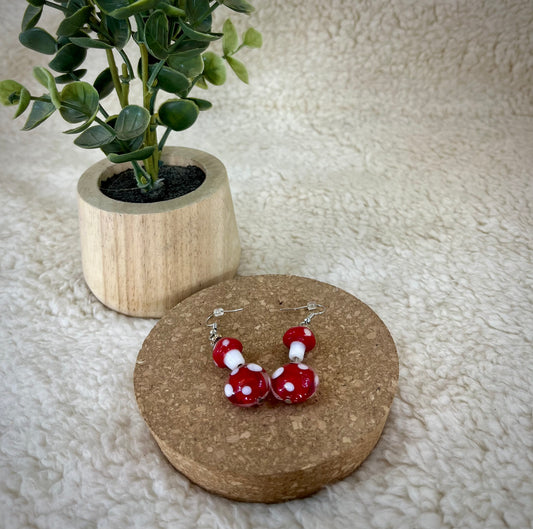 Fairy Tale Toadstool Earrings