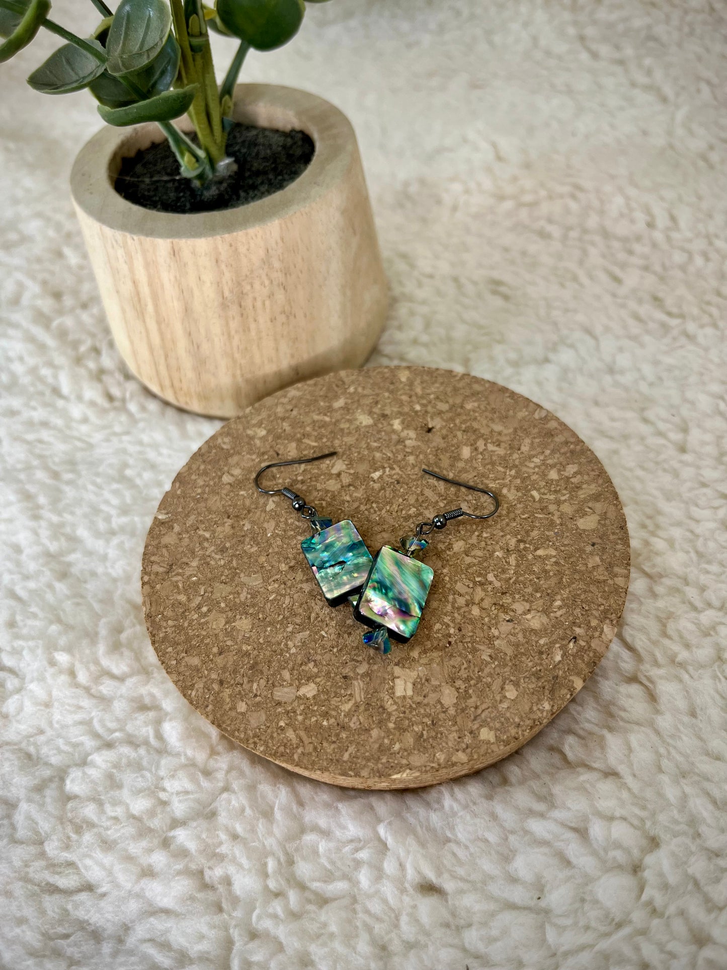 Prism Fire Glass Earrings